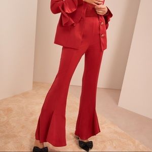 NWT KEEPSAKE The Label Wanderlust Pant Pomegranate